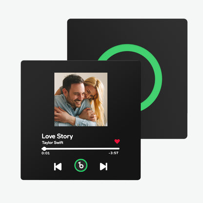Imán de nevera personalizado de música álbum regalo único para aniversario