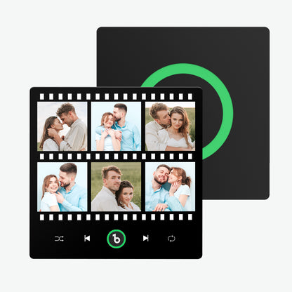 Imán de Nevera Personalizado Estilo Cine Regalo Único para Pareja