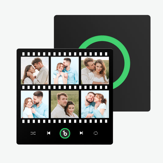 Imán de Nevera Personalizado Estilo Cine Regalo Único para Pareja