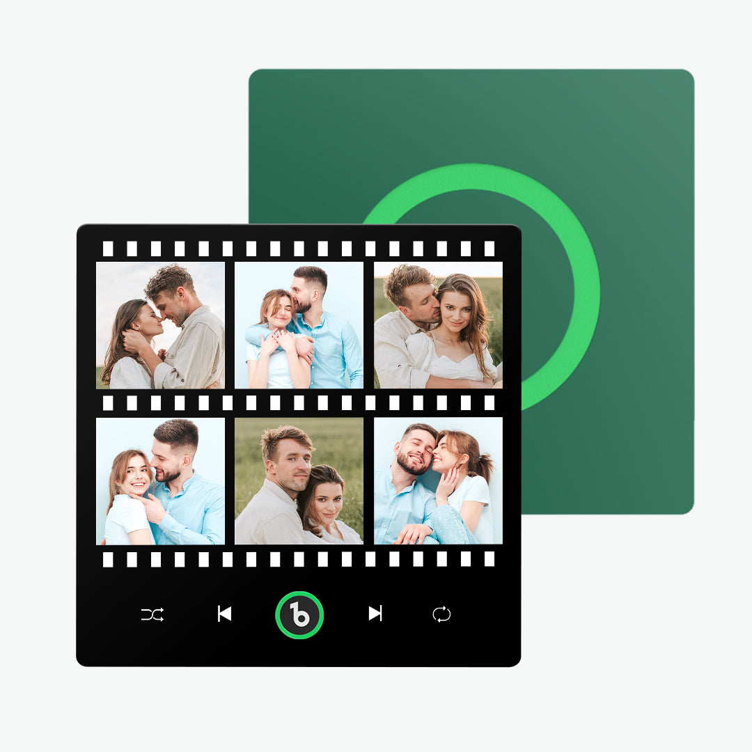 Imán de Nevera Personalizado Estilo Cine Regalo Único para Pareja