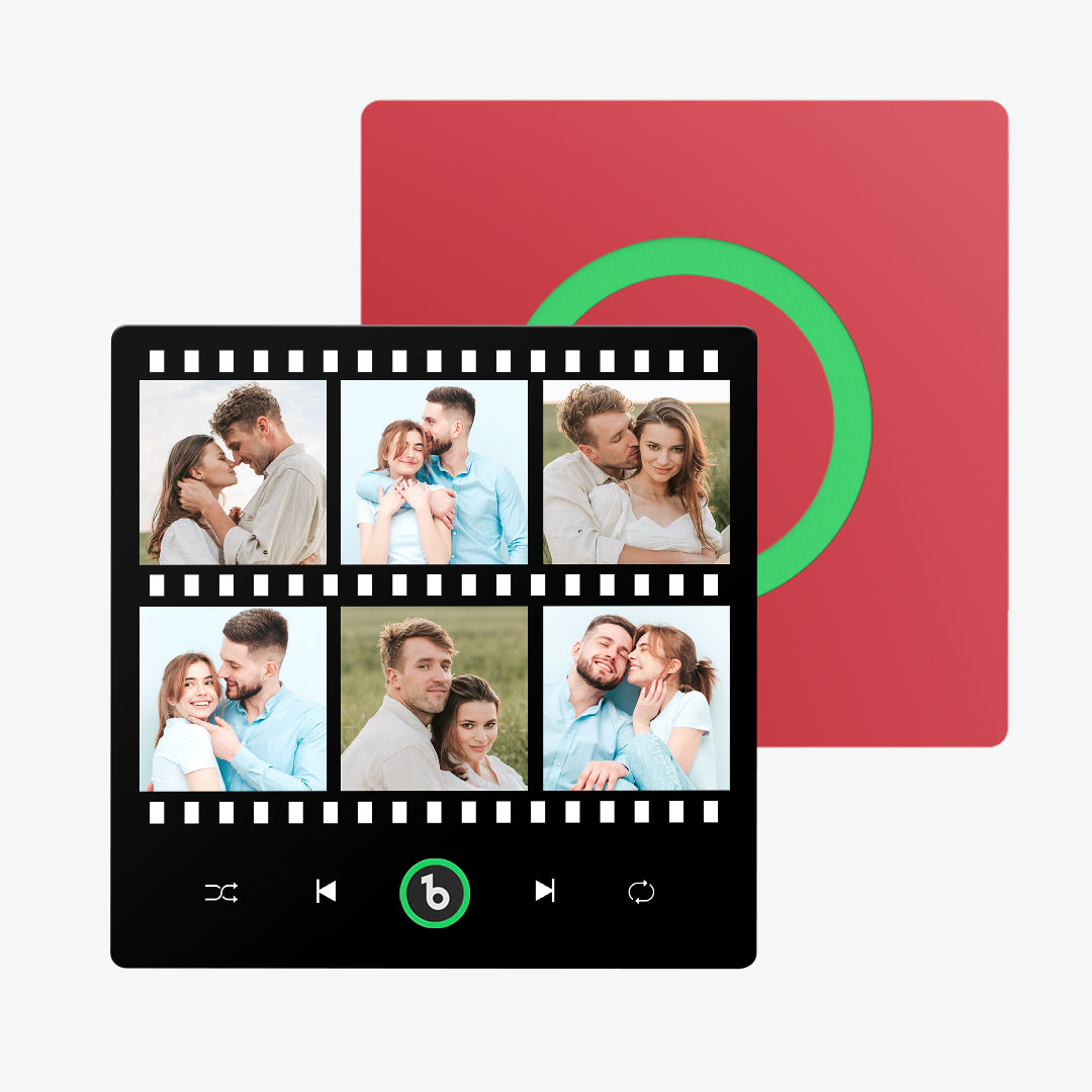 Imán de Nevera Personalizado Estilo Cine Regalo Único para Pareja