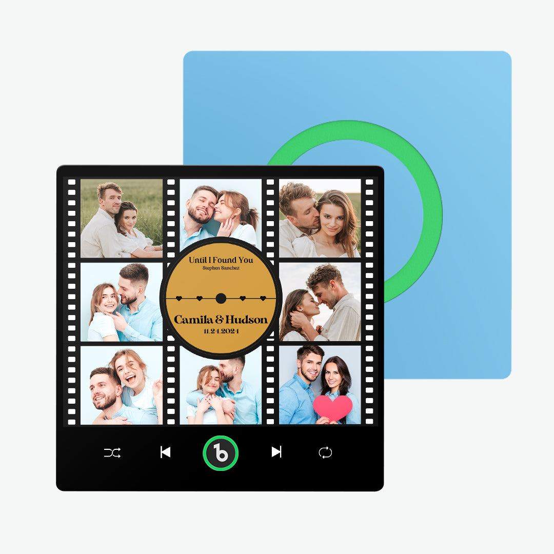 Imán de Nevera Personalizado con Foto Collage Regalo Único para Pareja