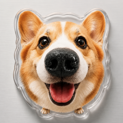 Imán de nevera personalizado de nariz de perro único juguete de regalo