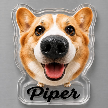 Imán de nevera personalizado de nariz de perro único juguete de regalo