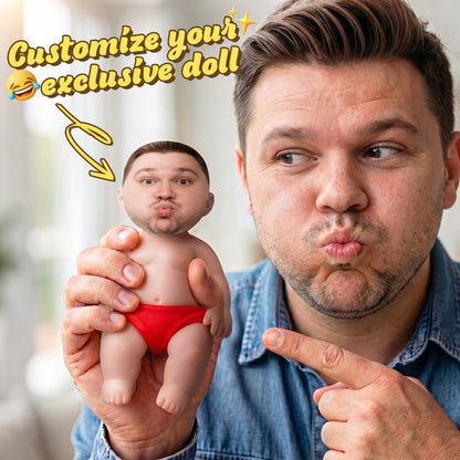 Muñeco Antiestrés Personalizado - Juguete de Squeeze con Foto, Regalo Único