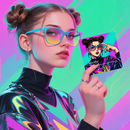 Imán de nevera personalizado estilo anime y sticker de foto para decoración hogar