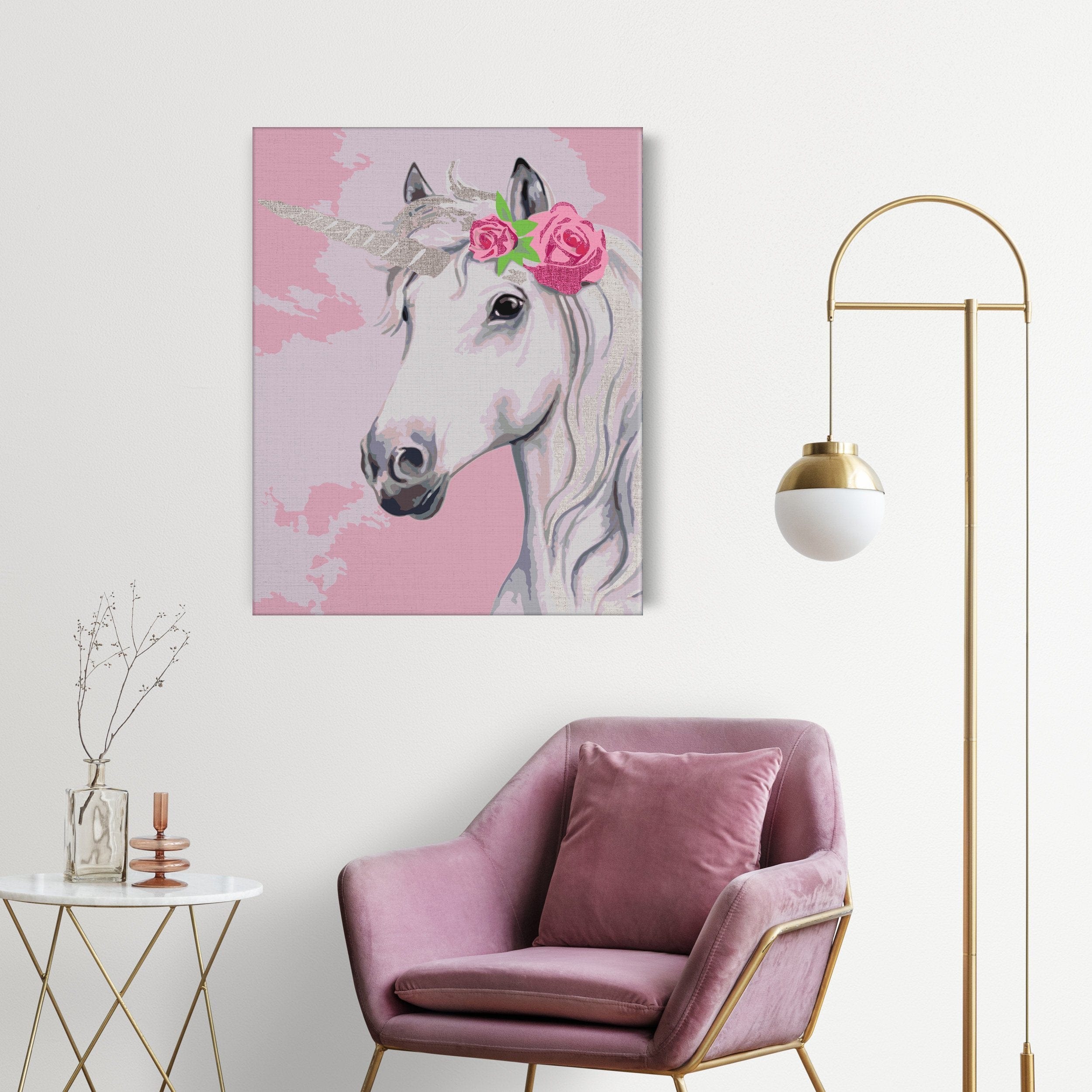 Unicornio rosa (CH0670)