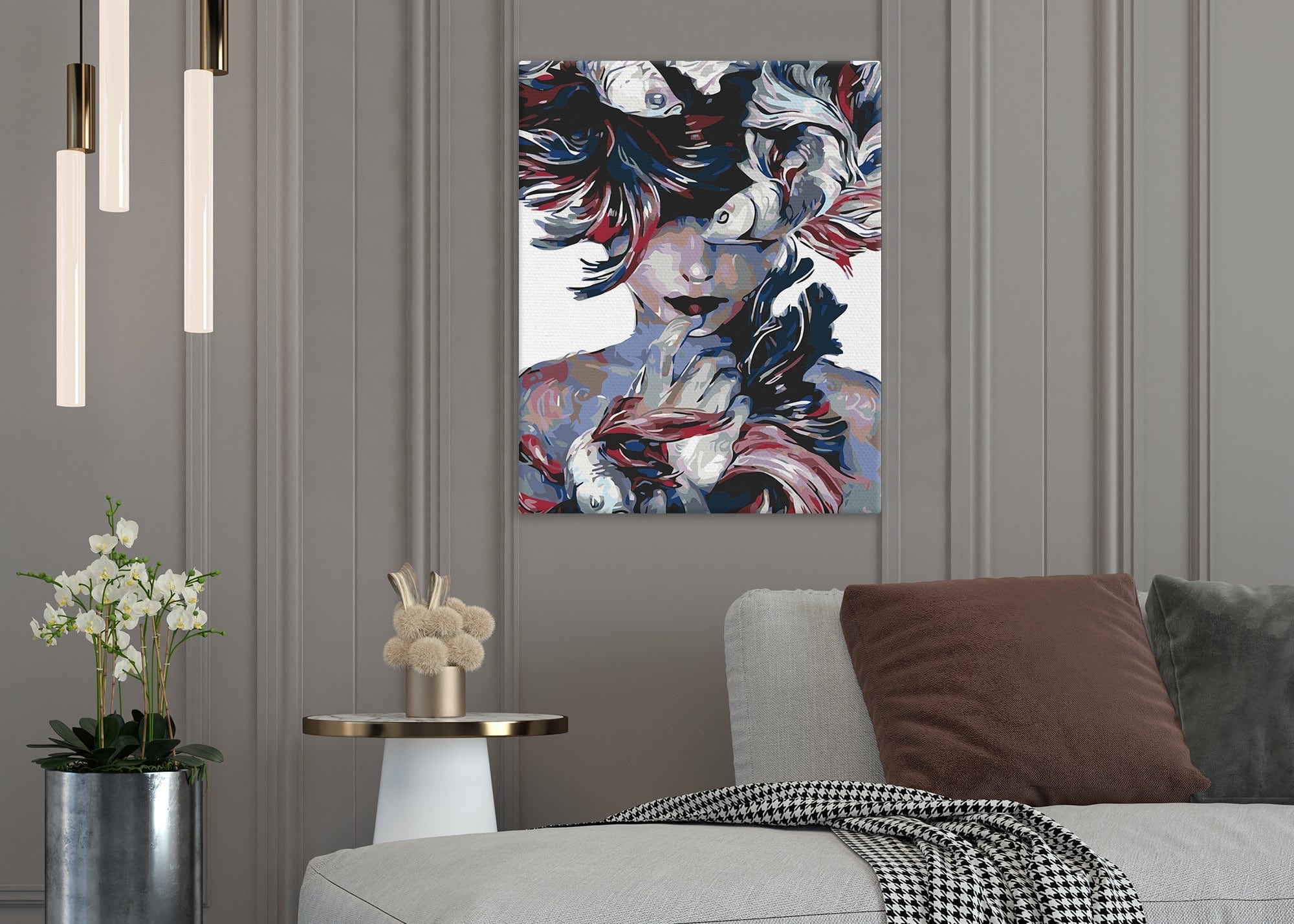Mujer y peces (SC0792)