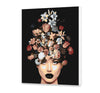 Una mujer con un peinado floral (SC0769)