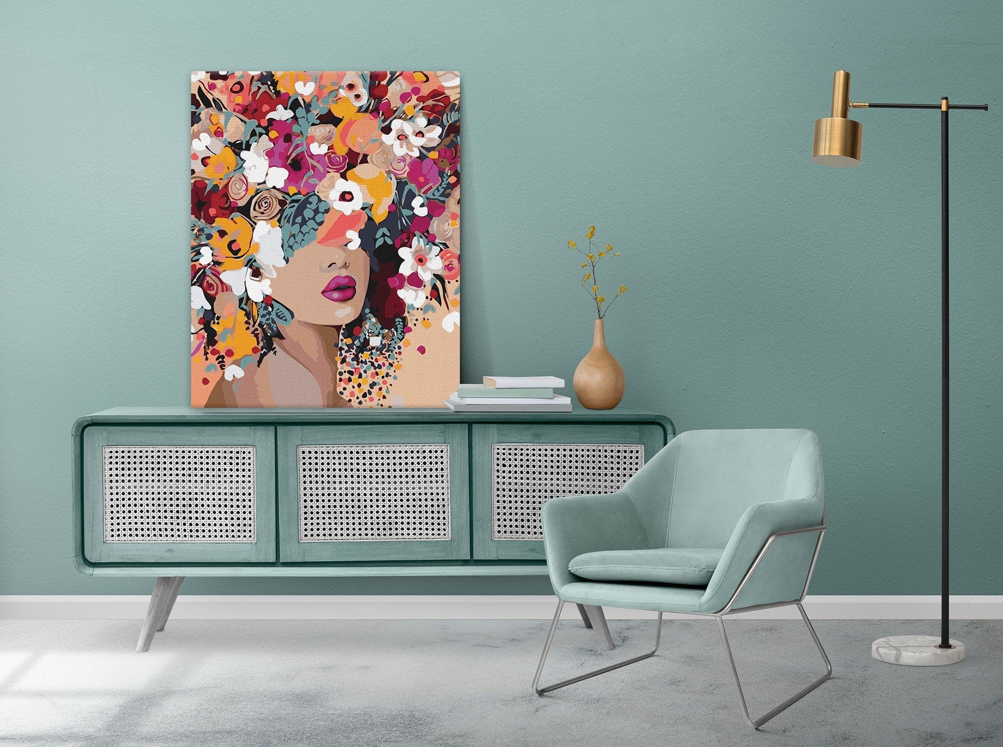 Chica en flores (SC0770)