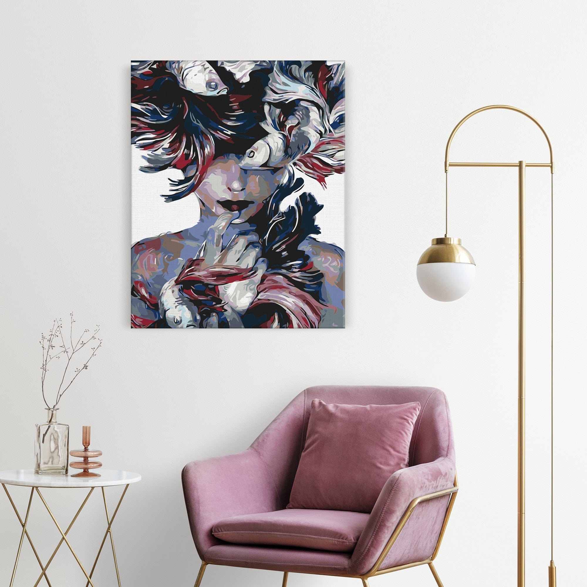 Mujer y peces (SC0792)