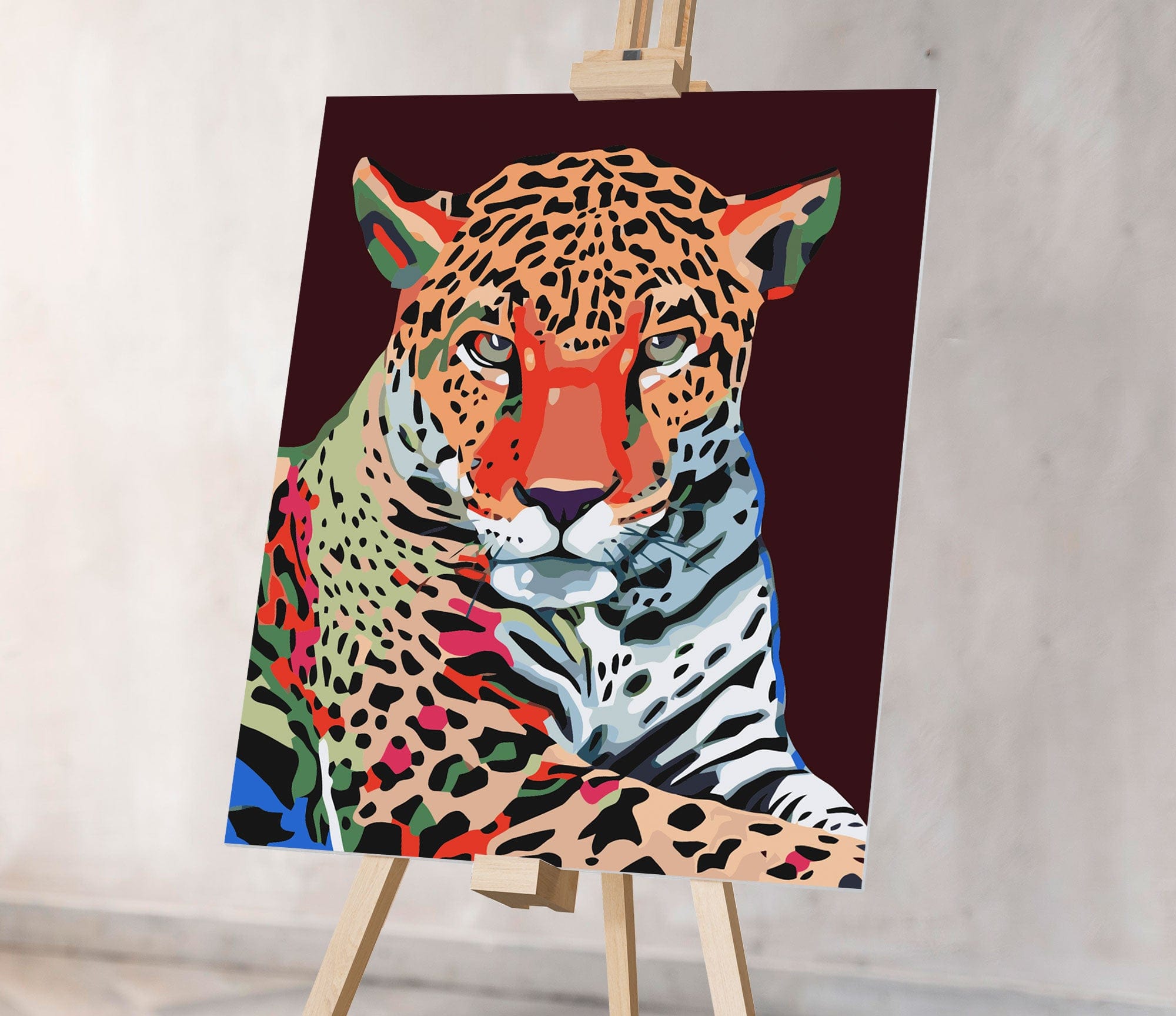 Leopardo colorido (SC0724)