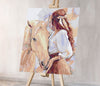 Chica con un caballo (SC0718)