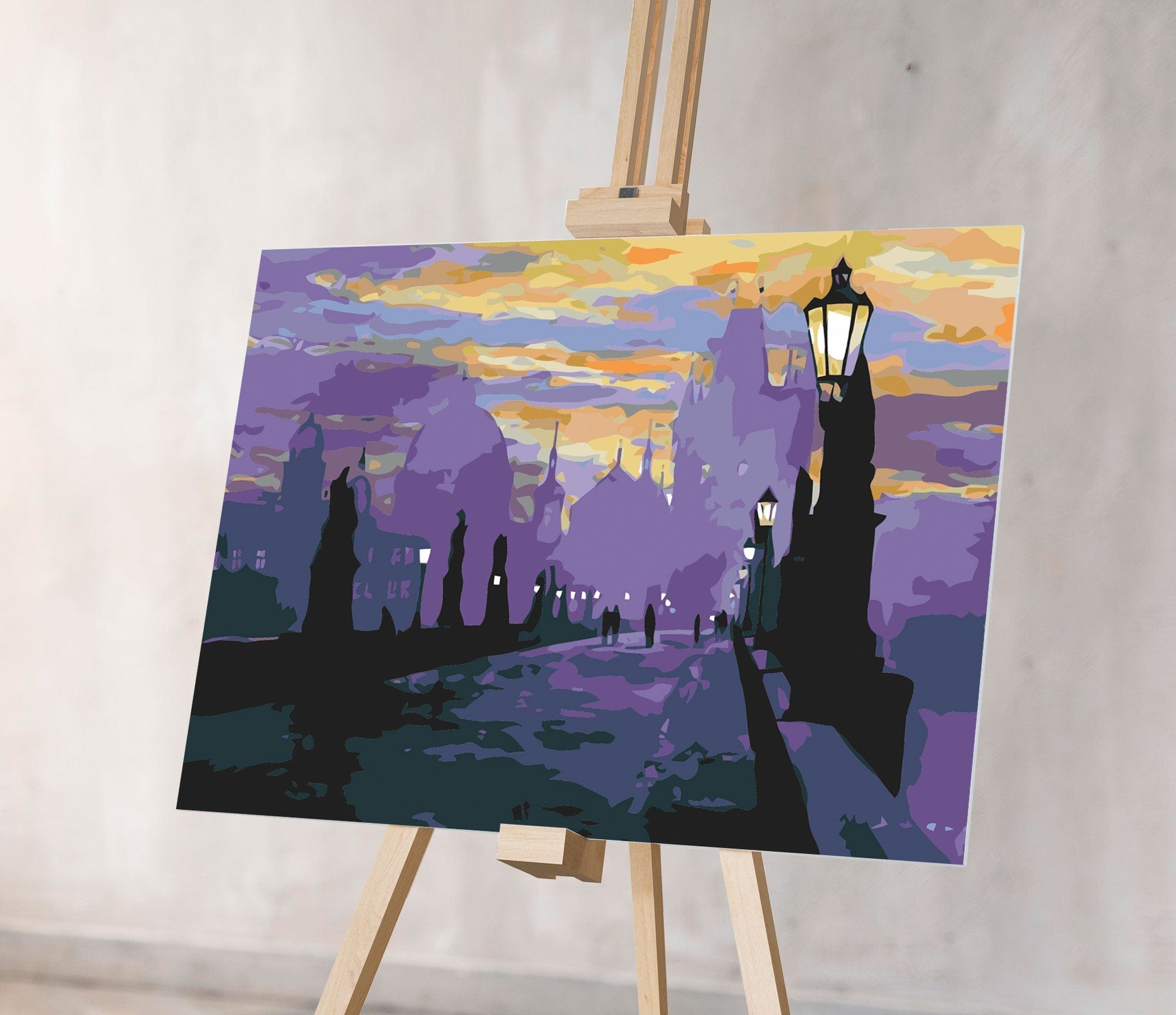 Una ciudad misteriosa por la noche (SC0893)
