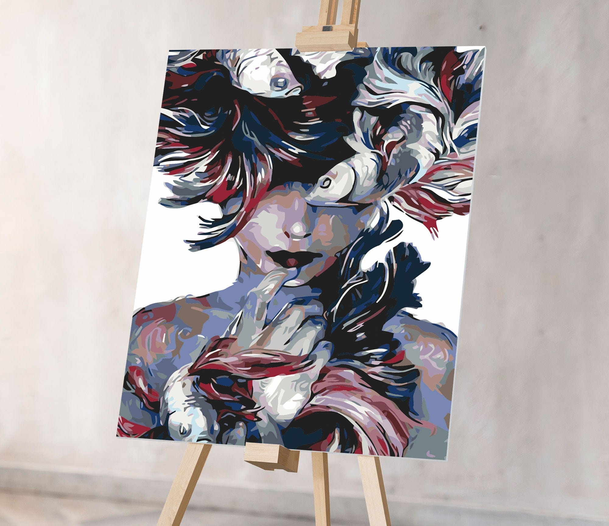 Mujer y peces (SC0792)