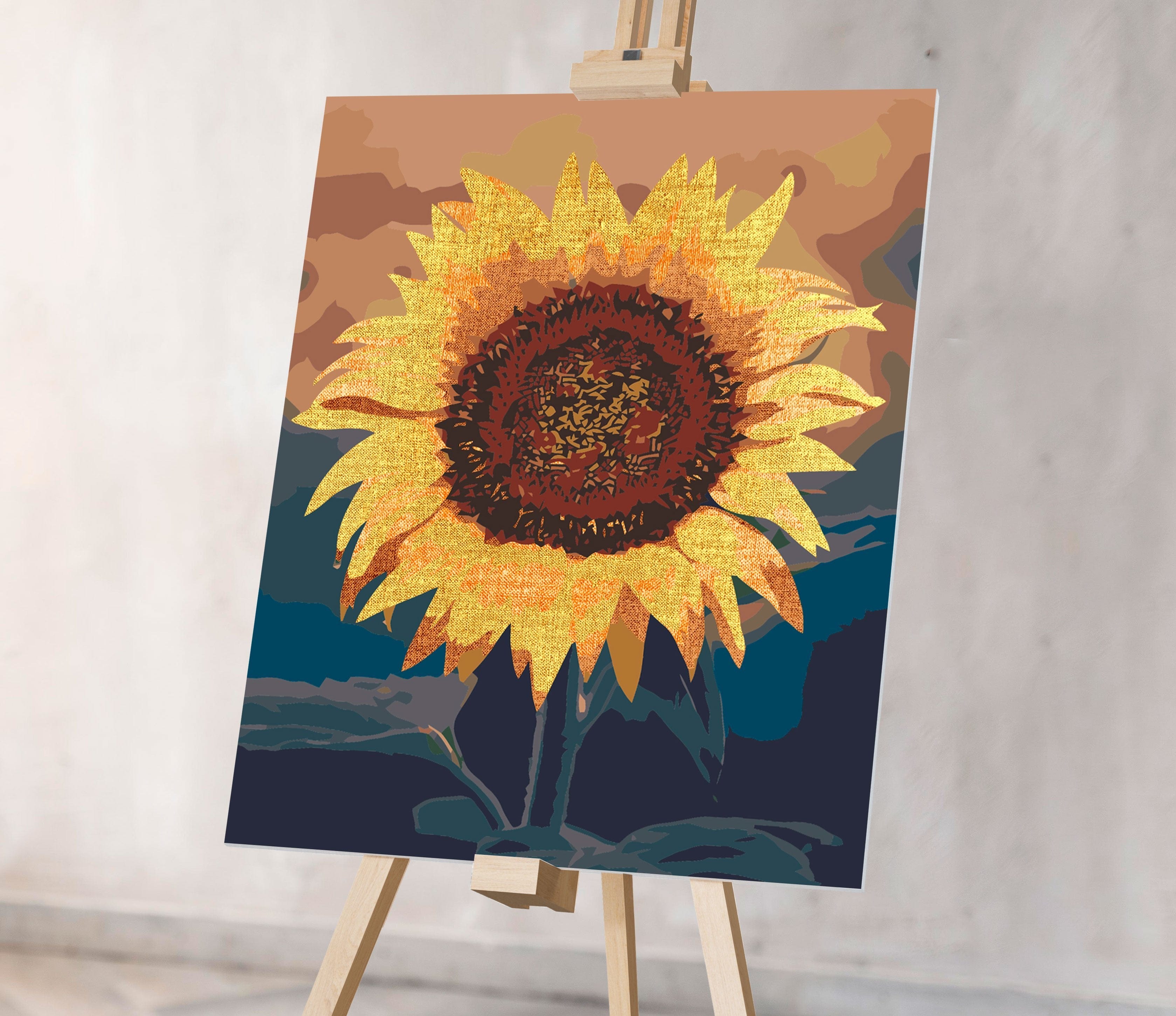 Flor de girasol dorado (SC0655)