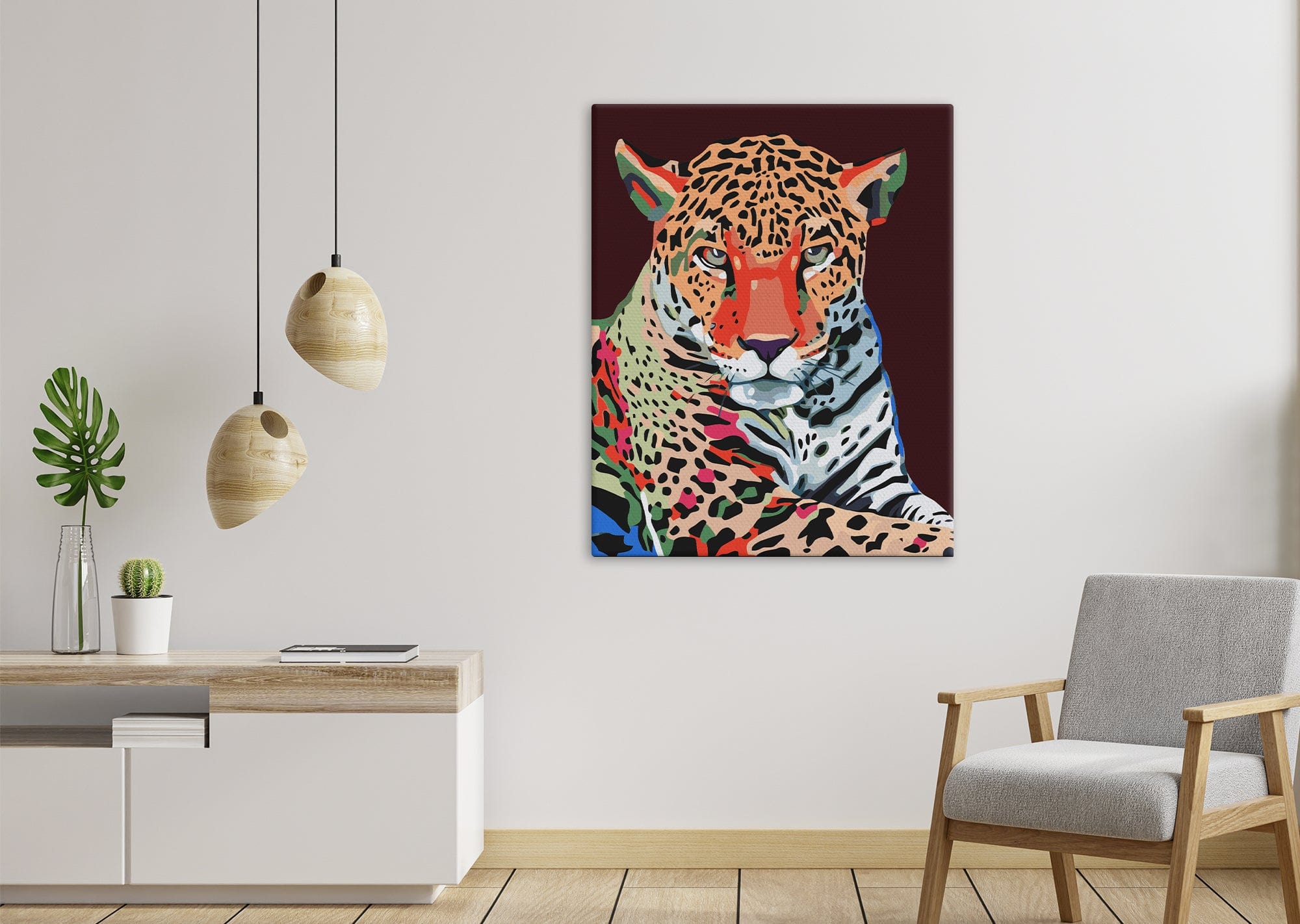 Leopardo colorido (SC0724)