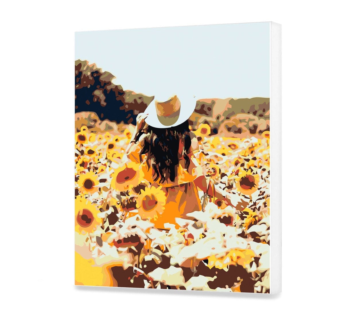 Chica en el campo de girasol (HP0104)