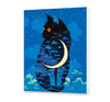 Cat y luna negros (JD0018)