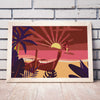 Puesta de sol en la playa (RP0279)