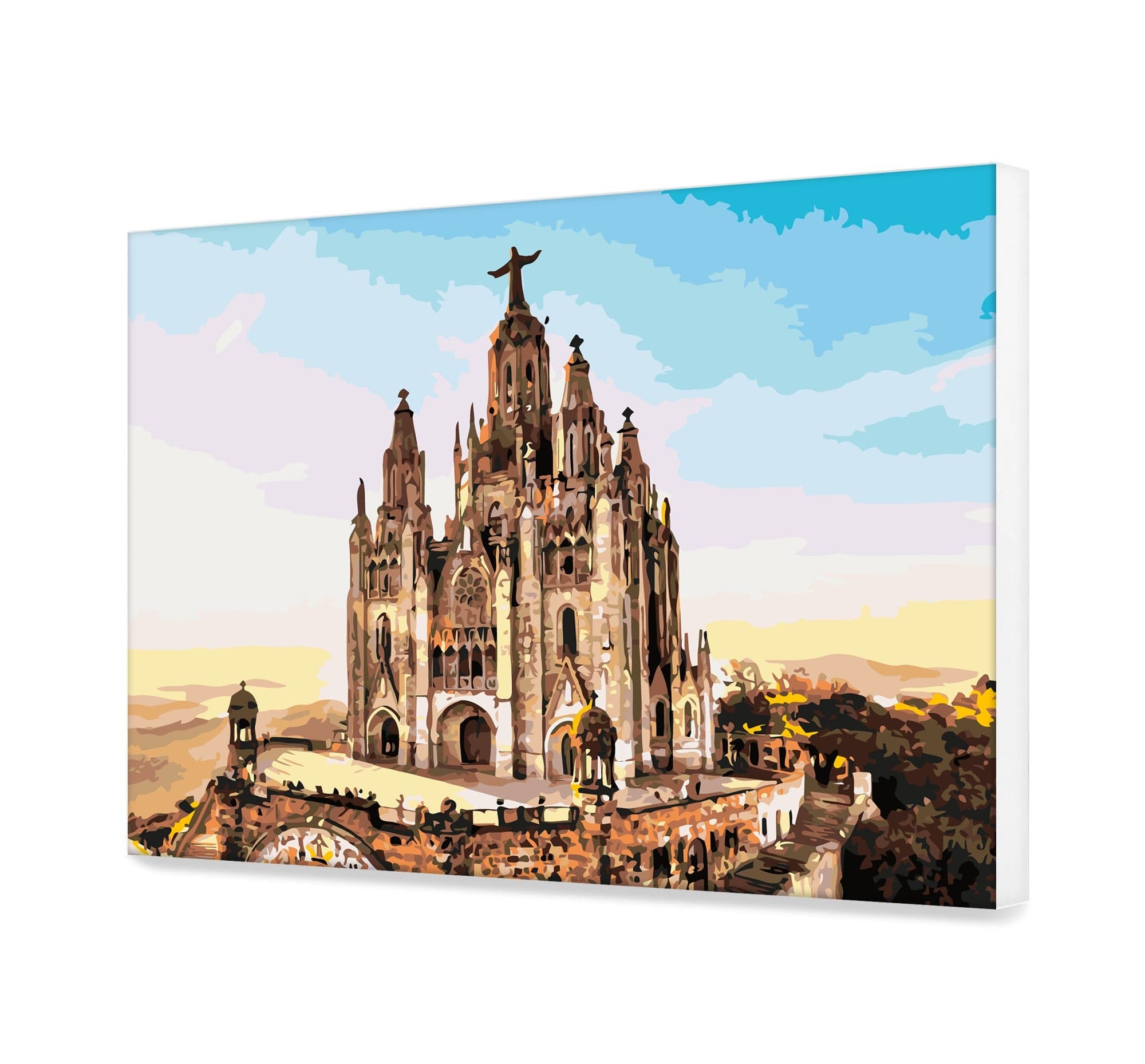 La iglesia del corazón de Jesús en Tibidabo