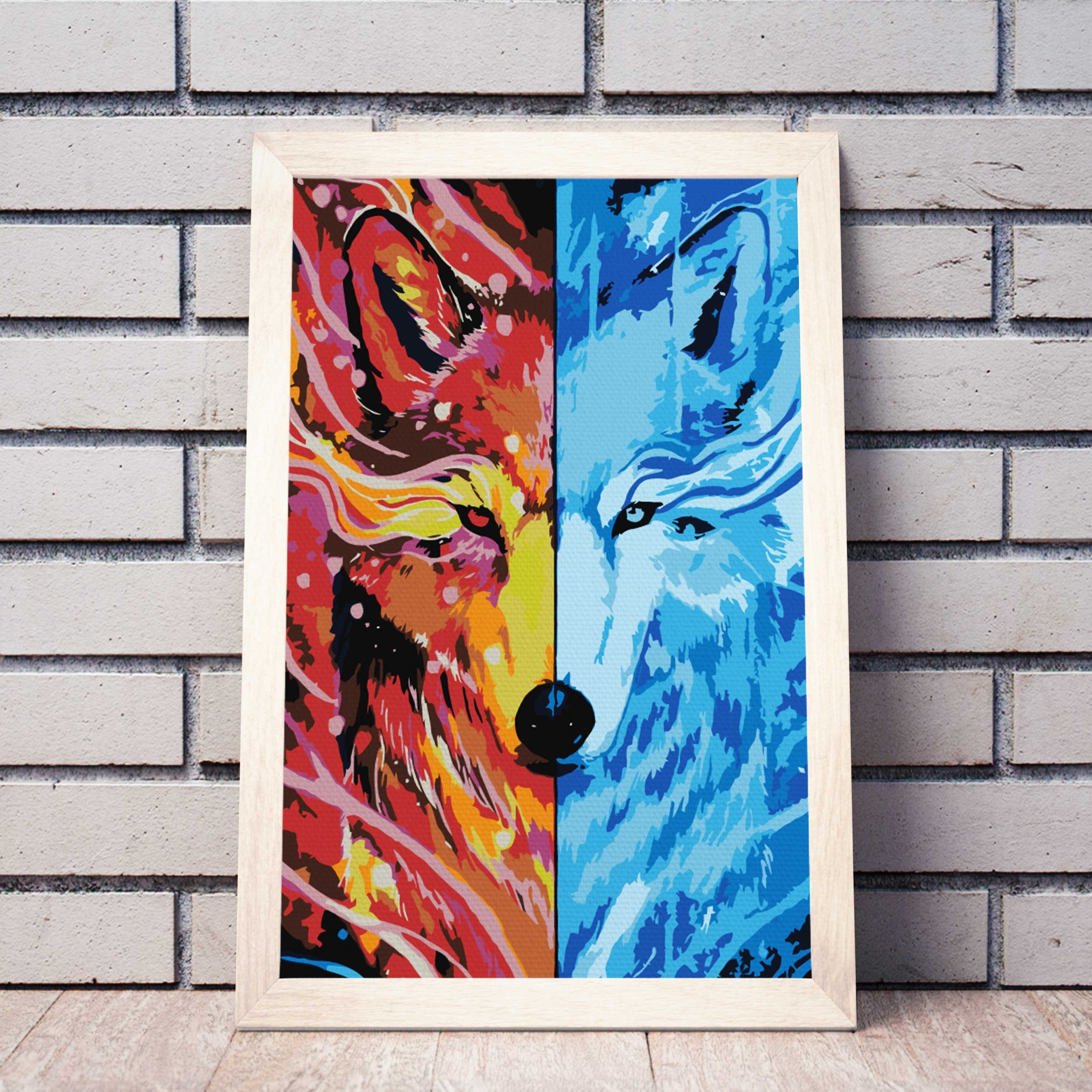 Fire and Ice Wolf (NK0042)