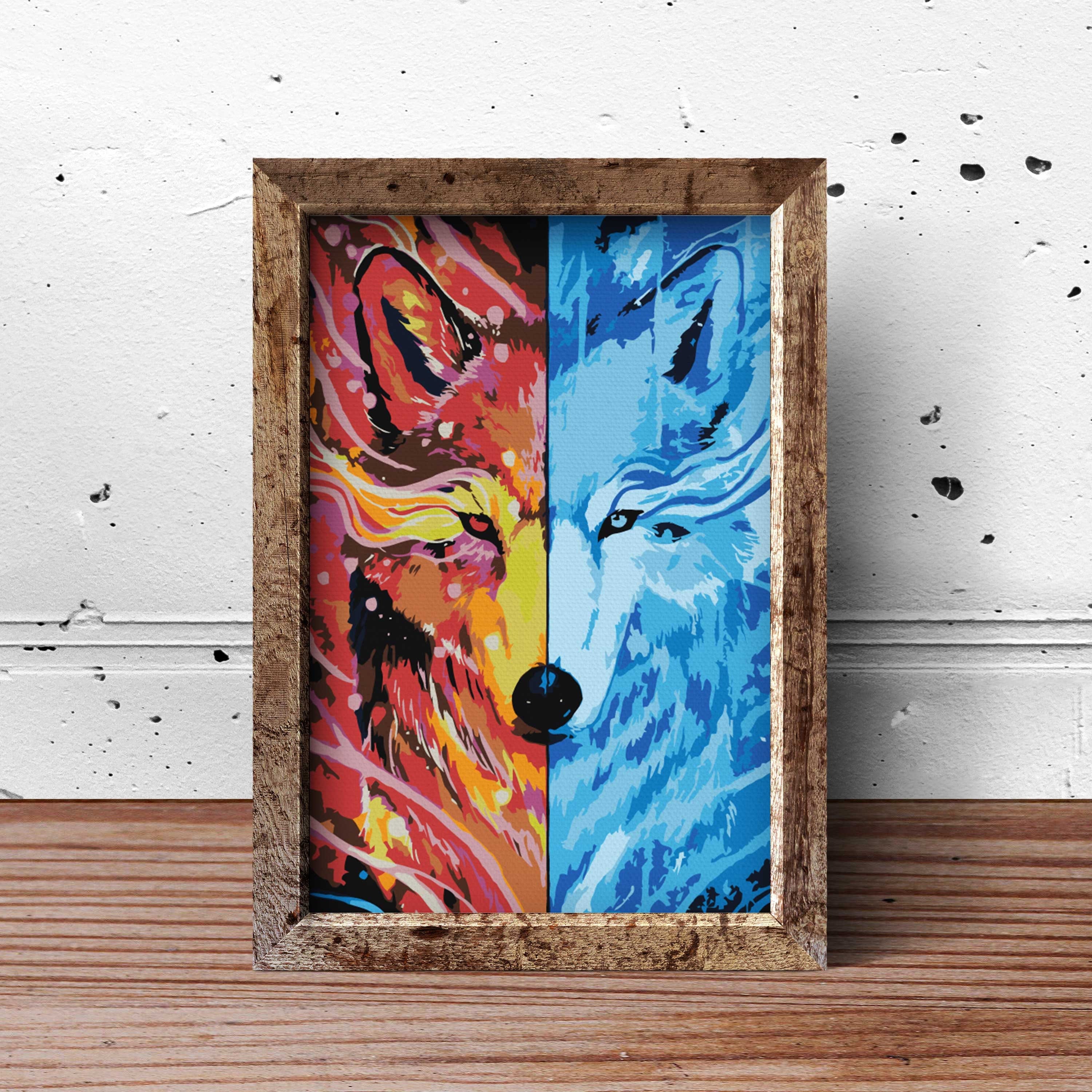 Fire and Ice Wolf (NK0042)