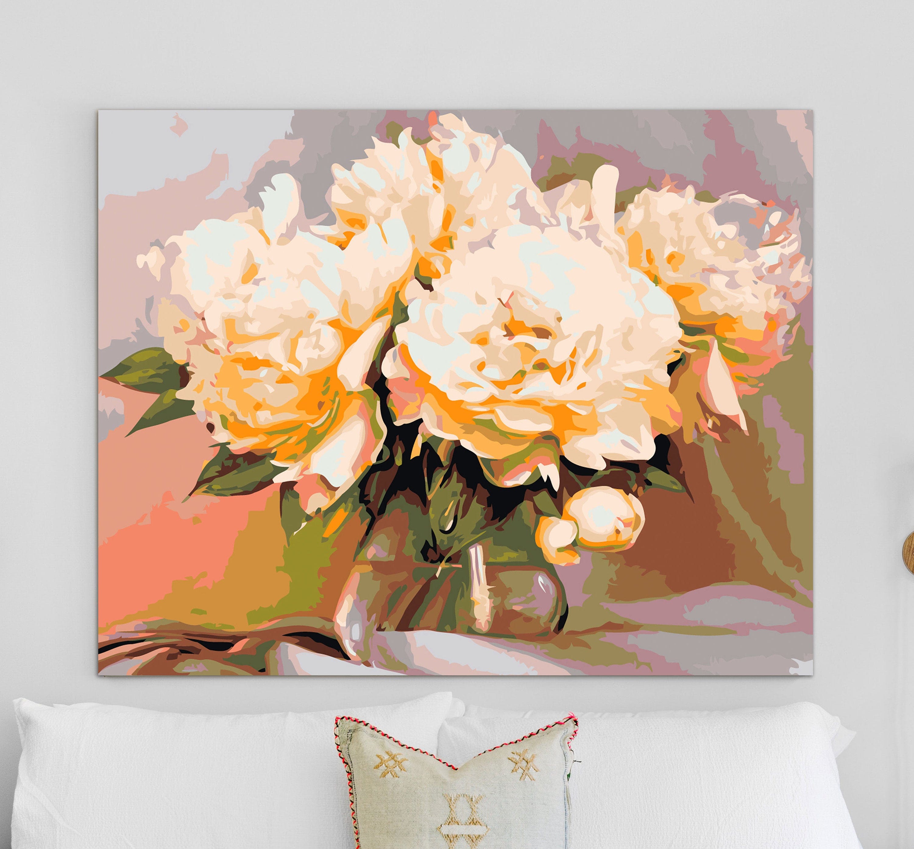 Peonies beige (HP0114)