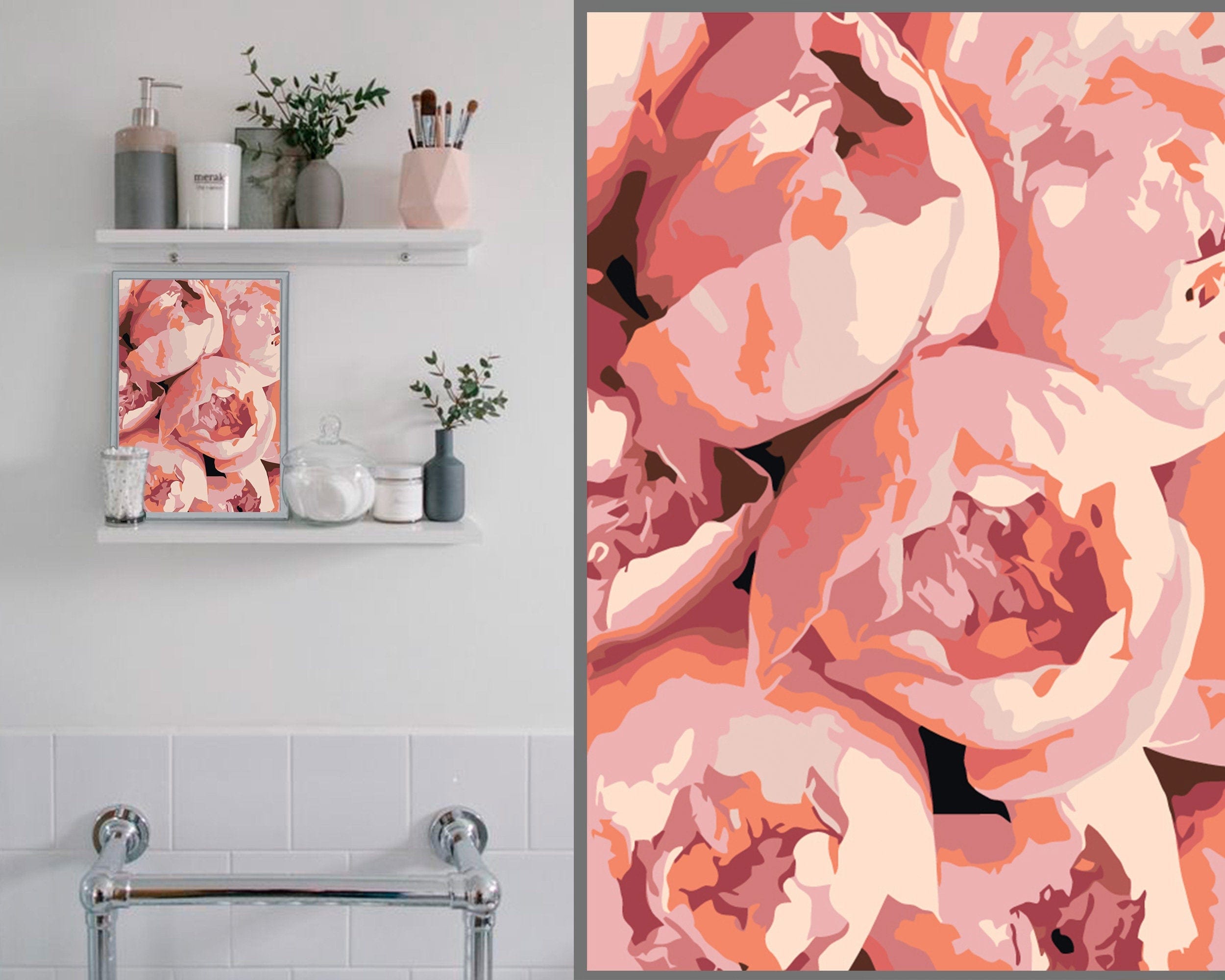 Peonies Pale (PN0198)